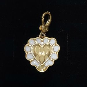 Mackenzie-Childs heart charm. Retired